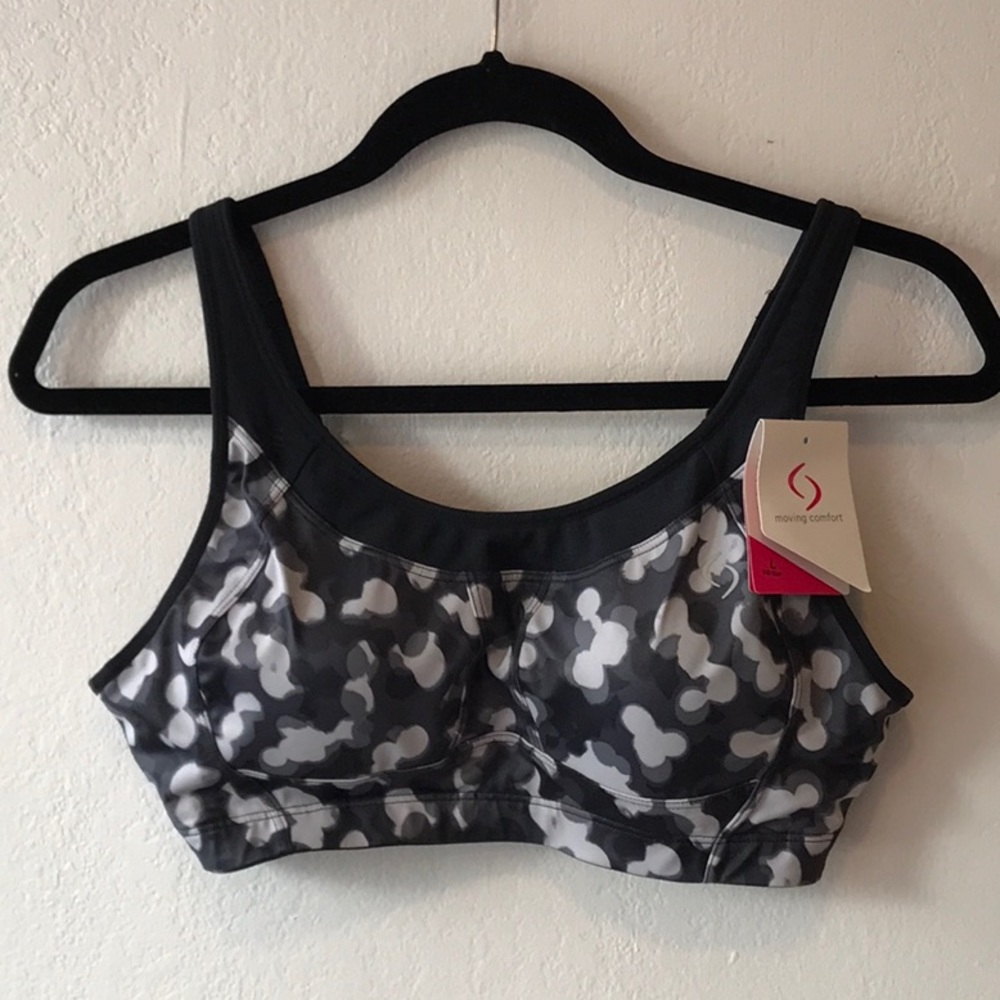 Moving Comfort | Black Camouflage Sports Bra